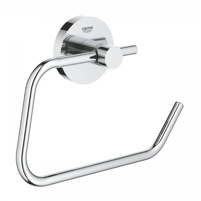 Grohe Essentials Toilet Roll Holder Chrome - 40689001 3 Grohe Essentials Toilet Roll Holder Chrome - 40689001