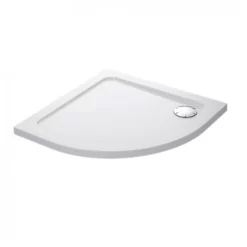 Mira Flight Low Profile 900 X 900mm Stone Resin Quadrant Shower Tray With Waste