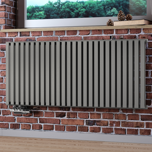Terma Nemo Designer Radiator 530x1185mm Metallic Stone - WGNEM053118KMSTYL 6 Terma Nemo Designer Radiator 530x1185mm Metallic Stone - WGNEM053118KMSTYL - Image 4