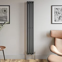 DuraTherm Vertical Oval Tube Single Panel Designer Radiator - 1800 X 240mm Anthracite 14 DuraTherm Vertical Oval Tube Single Panel Designer Radiator - 1800 X 240mm Anthracite -UK Bathroom Supplies Sales b8666f91 2137 4c0f ad1b 70fabfbc6a6f