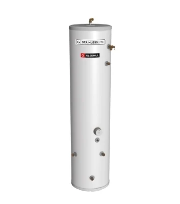 Gledhill Stainless Lite Plus Slimline Open Vented Indirect Cylinder 60 Litre - PLUIN060SLOV 3 Gledhill Stainless Lite Plus Slimline Open Vented Indirect Cylinder 60 Litre - PLUIN060SLOV