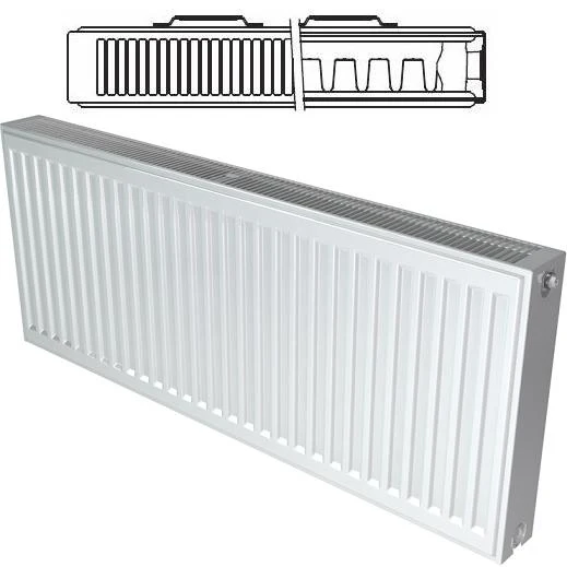 Stelrad Compact P+ Radiator 600mm X 1200mm Double Panel Single Convector - 143772 3 Stelrad Compact P+ Radiator 600mm X 1200mm Double Panel Single Convector - 143772