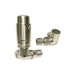 Loch Ultima Corner Trv8 Valve Set Brushed Nickel - PMN0724