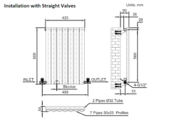 DuraTherm Horizontal Oval Tube Single Panel Designer Radiator - 600 X 420mm Anthracite -UK Bathroom Supplies Sales bfe77175 4d75 4ec3 82e4 29bd8ff0b577 1
