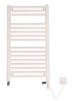 Discount Straight Dual Fuel White Towel Rail 1172mm X 600mm - 6M11DF