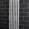 Ultraheat Klon 1500mm X 443mm Vertical Tubular Radiator Chrome - KS1512C