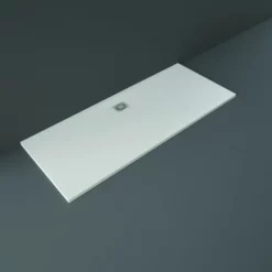 RAK Feeling Low Profile 1700 X 700mm Stone Resin White Shower Tray