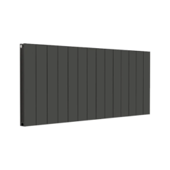 Towelrads Ascot Anthracite Aluminium Double Designer Radiator 600x1432mm - 510094