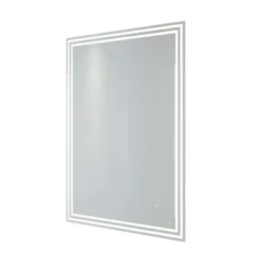 RAK Ceramics Hermes 600x800 LED Illuminated Portrait Mirror With Demister Shavers Socket And Touch Sensor Switch - RAKHER5001