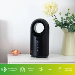 TCP Smart Portable Bladeless Fan Heater 1500W Black - HJAY1090 -UK Bathroom Supplies Sales ca2b2dd2 0ef7 4a39 a0ce 1824970076cf