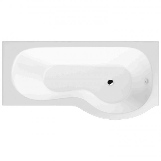 BC Designs SolidBlue P 1500mm X 850mm Right Handed P Shape Bath White - BAI022 3 BC Designs SolidBlue P 1500mm X 850mm Right Handed P Shape Bath White - BAI022