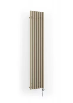Terma Rolo Room E Electric Vertical 1800mm X 370mm Designer Radiator Quartz Mocha - WLROR180037SQUAESMOBP01 -UK Bathroom Supplies Sales cdb56576 f1b9 4571 8048 53bd812b2faf
