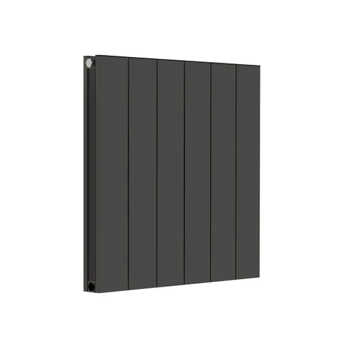 Towelrads Ascot Anthracite Aluminium Single Designer Radiator 600x612mm - 510100 3 Towelrads Ascot Anthracite Aluminium Single Designer Radiator 600x612mm - 510100