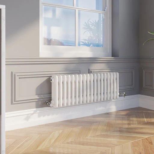Park Lane Traditional Colosseum Triple Bar Column Radiator White 300 X 830mm 4 Park Lane Traditional Colosseum Triple Bar Column Radiator White 300 X 830mm - Image 2