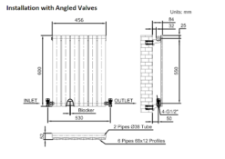 DuraTherm Horizontal Single Flat Panel Designer Radiator - 600 X 456mm White -UK Bathroom Supplies Sales d49e3c26 1233 41b9 8d46 a36f5d5e10a4 1