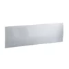 Essential 1700mm Straight Bath Panel 2mm Thick White - EP624