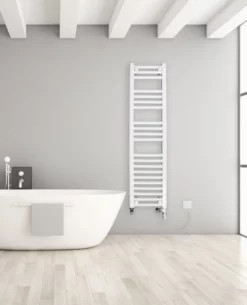 Discount Straight White Towel Rail 1200mm X 420mm - 4M12 -UK Bathroom Supplies Sales d4cc0375 0f0e 4c26 a968 12e4f71f9048 12