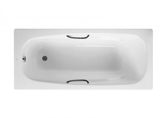 Roca Carla Eco Steel Bath 1700 X 700mm Anti-Slip 2 Tap Holes - 2215L3000 3 Roca Carla Eco Steel Bath 1700 X 700mm Anti-Slip 2 Tap Holes - 2215L3000