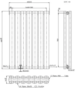 DuraTherm Horizontal Oval Tube Double Panel Designer Radiator - 600 X 420mm White 18 DuraTherm Horizontal Oval Tube Double Panel Designer Radiator - 600 X 420mm White -UK Bathroom Supplies Sales db20c43b 235a 415f 8975 d63964cb983c