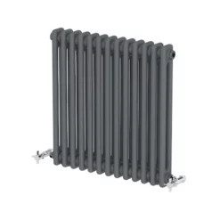 Park Lane Traditional Colosseum Double Bar Column Radiator Anthracite 600 X 605mm -UK Bathroom Supplies Sales dc87f586 f722 4e6e 96cd a3d611aa18d7