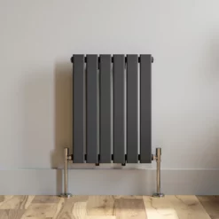 DuraTherm Horizontal Single Flat Panel Designer Radiator - 600 X 456mm Anthracite -UK Bathroom Supplies Sales de3be72f d6a3 4fde 87b6 683fa619328a
