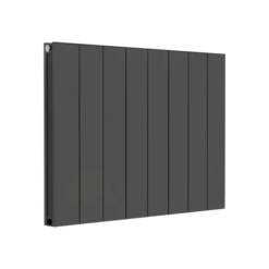 Towelrads Ascot Anthracite Aluminium Single Designer Radiator 600x817mm - 510101