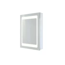 RAK Ceramics Aphrodite 500x700 LED Illuminated Mirrored Recessable Cabinet With Demister Shavers Socket And Infra Red Switch - RAKAPH5001