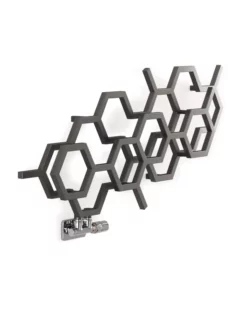 Terma Hex Designer Radiator 502x1126mm Sparkling Grey - WGH2X050112KRGYYL -UK Bathroom Supplies Sales dee7b05e ca65 4705 9a4e e16579a5feaa