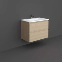 RAK Ceramics Wall Hung Vanity Unit 800mm Scandinavian Oak - JOYWH080SOK