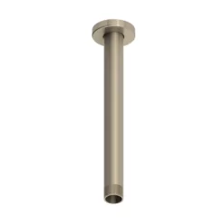 Loch Round Fixed Ceiling Arm 250mm Brushed Nickel - PMN0210