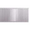 Ultraheat Klon 600mm X 1067mm Horizontal Tubular Radiator Traffic White - KD628W