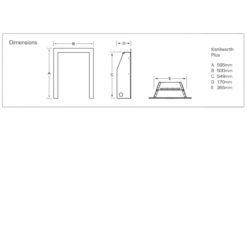 Flavel Kenilworth Plus Gas Fire Remote Control Silver -UK Bathroom Supplies Sales ecfcf877 8288 4f26 a43d bff7fcd8c08e