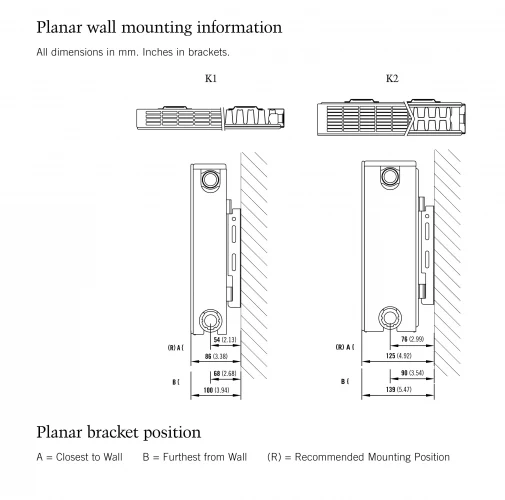 Stelrad Planar K2 Radiator 600mm X 1200mm Double Panel Double Convector - 140957 7 Stelrad Planar K2 Radiator 600mm X 1200mm Double Panel Double Convector - 140957 - Image 5
