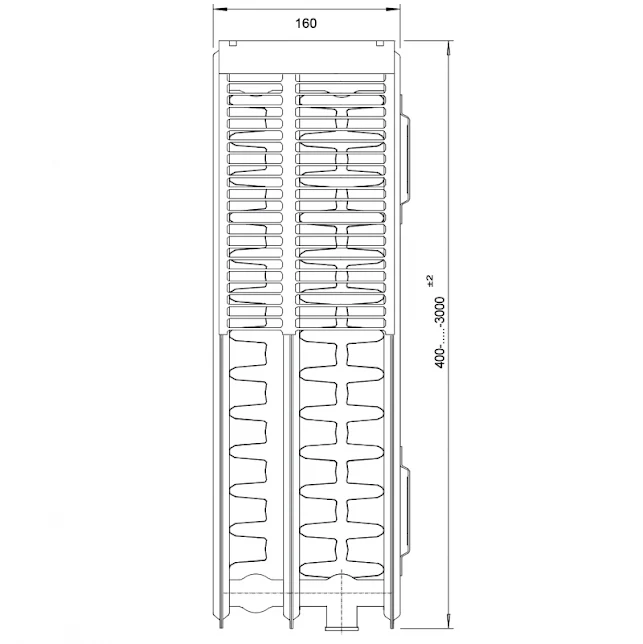Ultraheat Compact Triple Panel Triple Convector Radiator (Type 33/K3) - 200mm X 1000mm - 2TS1000 7 Ultraheat Compact Triple Panel Triple Convector Radiator (Type 33/K3) - 200mm X 1000mm - 2TS1000 - Image 5
