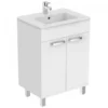 Ideal Standard Tempo 600mm 2 Door Basin Unit (with Legs) Gloss White - E3239WG