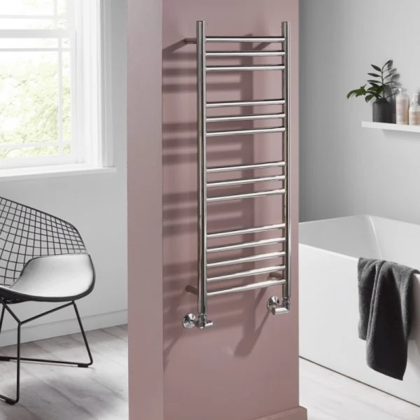 Towelrads Eversley Polished Stainless Steel Heated Towel Rail 1500x600mm - 136037 3 Towelrads Eversley Polished Stainless Steel Heated Towel Rail 1500x600mm - 136037