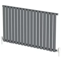 DuraTherm Horizontal Oval Tube Single Panel Designer Radiator - 600 X 1020mm Anthracite -UK Bathroom Supplies Sales f8ea939c b875 419e 8393 0d88bb1bb68d