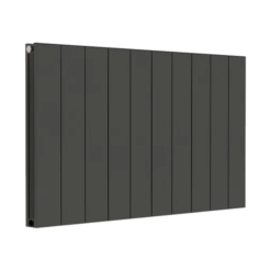Towelrads Ascot Anthracite Aluminium Double Designer Radiator 600x1022mm - 510092