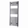 Towelrads Pisa Straight Anthracite Heated Towel Rail 1200x500mm - 150005