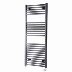 Towelrads Pisa Straight Anthracite Heated Towel Rail 1200x500mm - 150005