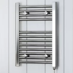 Terma Leo Electric Towel Rail With SIM Element 600x400mm Chrome - WLLLE060040-KCROE8SIMP01 -UK Bathroom Supplies Sales fa503046 f14a 4c24 8cb5 510525577518