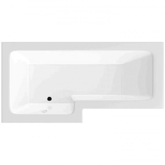 BC Designs SolidBlue L 1700mm X 850mm Left Handed L Shape Bath White - BAI008 3 BC Designs SolidBlue L 1700mm X 850mm Left Handed L Shape Bath White - BAI008