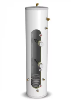 Gledhill Stainless Lite Plus Solar Slimline Open Vented Direct Cylinder 180 Litre - PLUDR180SSLOV