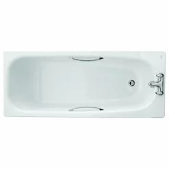 Twyford Neptune Bath 1700mm X 700mm Anti Slip 2TH White - NE9572WH