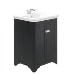 Essential Maine 600mm 2 Door Floor Standing Pack Graphite Grey - EFP800GG